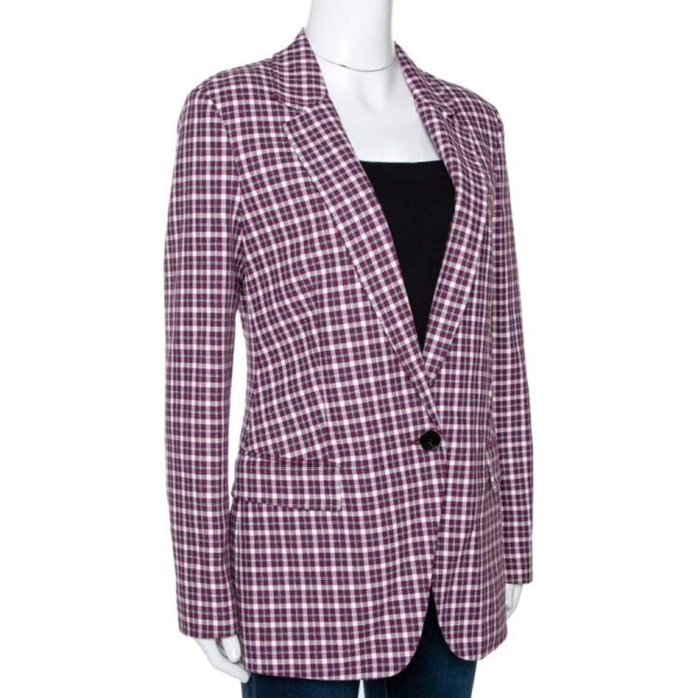 Stylish Plaid Blazer